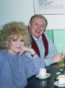 Dusty Springfield en Pieter van der Zwan in Amsterdam, 1989.